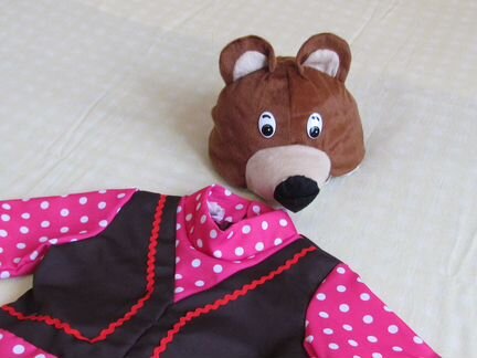 Новый Костюм Медведь Медвежонок Мишка карнавальный