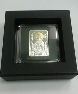 Монета Икона Знамение серебро Беларусь 2014 год
