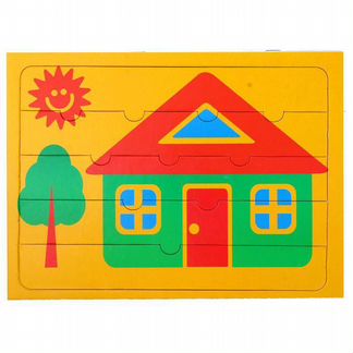 Деревянные рамки-вкладыши, шнуровки, пазлы и др