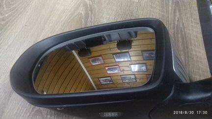 Mercedes w205 зеркало левое серое