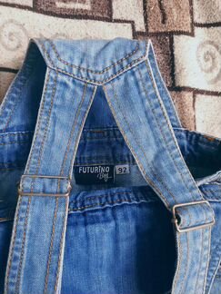 Полукомбинезон джинсовый