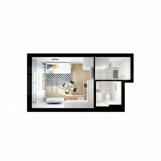 Квартира-студия, 20 м², 21/32 эт.