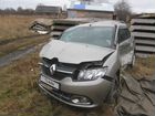 Renault Logan 1.6 МТ, 2016, битый, 34 000 км объявление продам