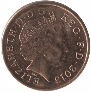 1 пенни Великобритания 2013год