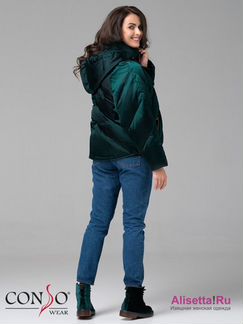 Пуховик бомбер Conso