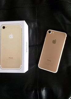 Телефон iPhone 7(128) золотой
