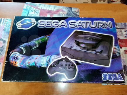 Коробка от Sega Saturn PAL с инструкцией
