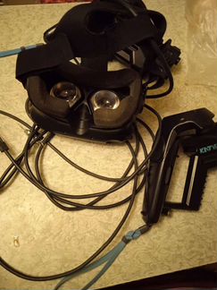 Kat VR htc vive, контроллеры с насадками и очки ви