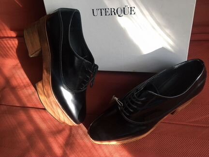 Ботинки uterque (spain) 37 размер (кожа), новые