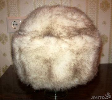 Шапка мех. шарик искуственный мех