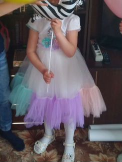 Платье единорожка