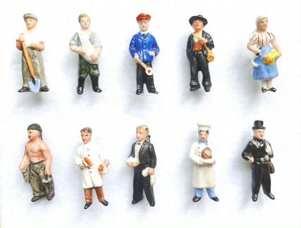 Набор брошей фарфор Германия, конец 1930х годов