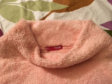 Толстовка персиковая и серая с капюшоном