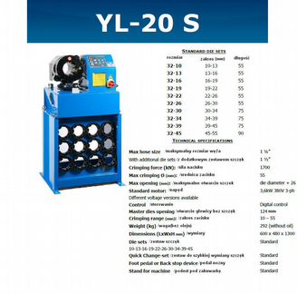 Оборудование рвд для мастерских YL-20S новый