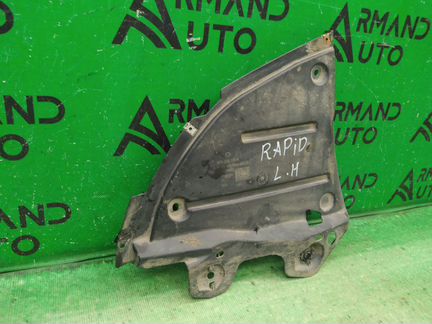 Защита днища левая Skoda Rapid 2012