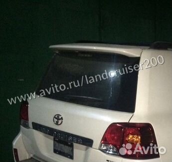 Спойлер на крышу багажника land cruiser 200