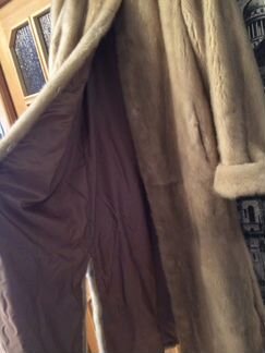 Норковая шуба длинная 