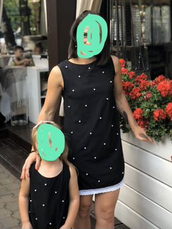 Фэмили лук. Платья для мамы и дочки