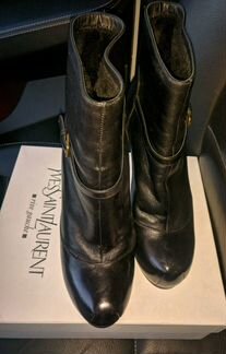 Ботильоны на меху Yves Saint Laurent р.38 оригинал