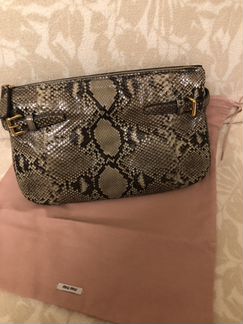 Клатч Сумка Miu Miu питон оригинал