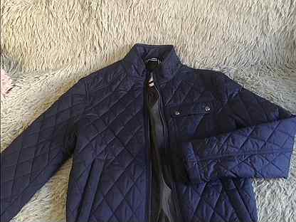 Авито мужской куртка 48. Стеганая куртка Zara мужская. Темно синяя стеганая куртка Zara man.