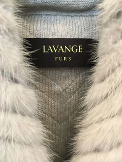 Накидка из вязаной норки Lavagne Furs