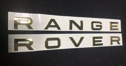 Буквы на range rover