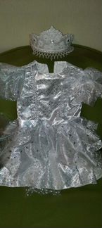 Костюм карнавальный снежинка