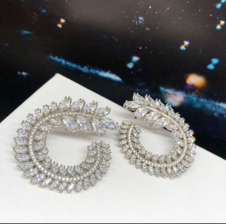 Серьги Chopard. Кольцо Tiffany. Серебро