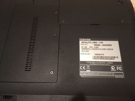 Ноутбук Toshiba L755D-11W
