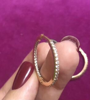 Золотые серьги