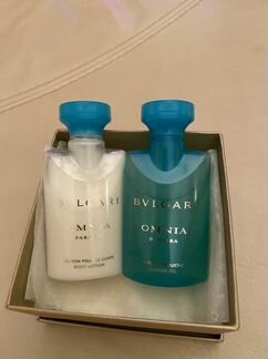 Bvlgary мини формат лосьон и масло для душа