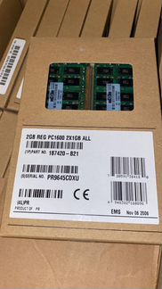 Новая оперативная память HP 187420-B21 2GB REG