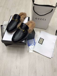 Зимние мюли Gucci
