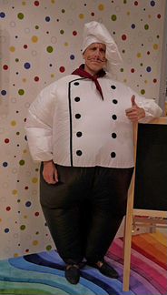 Комбинезон повара надувной