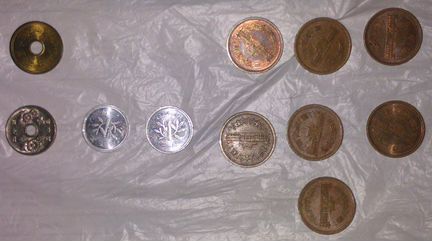 Монеты с иероглифами