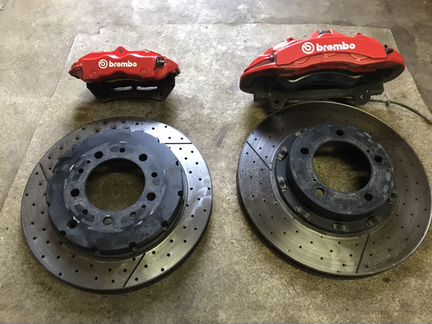 Тормоза brembo на land cruiser 200 lx570 комплект