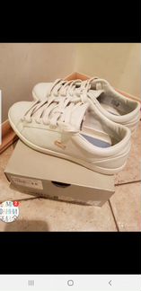 Lacoste кеды white/lt blu 38p
