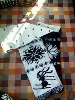 Шапка,шарф, гетры почти новые