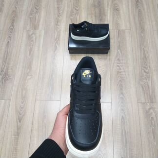 Nike Air Force 1 мужские чёрные новые