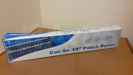 Neomax патч-панель UTP, 48 портов cat. 5e 19