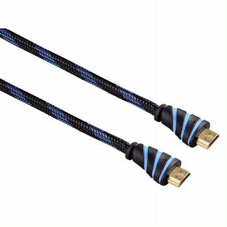 Новый в коробке hdmi тв Кабель hama 1.5метра, gold