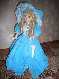 Кукла фарфоровая коллекционная в авторском наряде