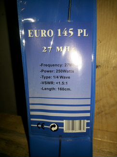 Антенна 27Мгц euro 145 PL