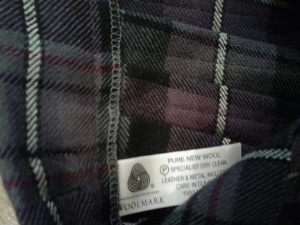 Шотландская юбка Woolmark