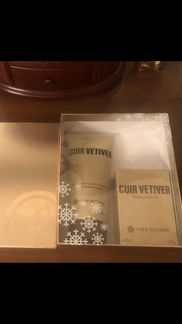 Парфюм Ив Роше набор Cuir Vetiver мужской