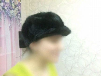 Женская норковая шапка
