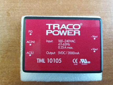 TML 10105, Импульсный блок питания 10 W, Traco Pow