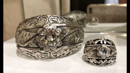 Старинный браслет и кольцо