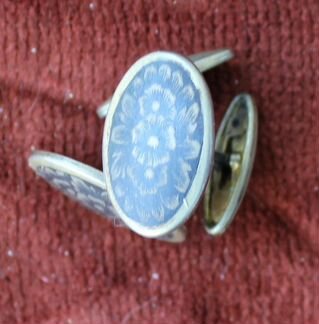 Запонки серебряные СССР